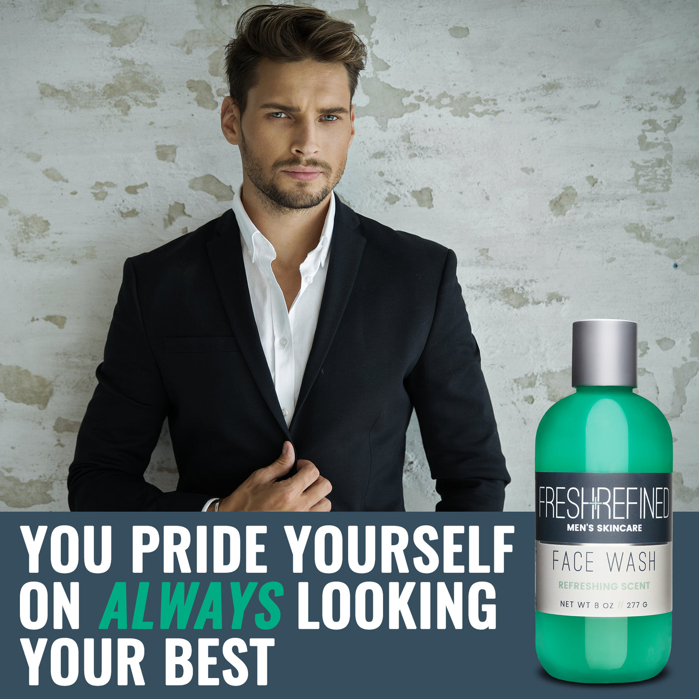Men's Face Wash - 8 oz